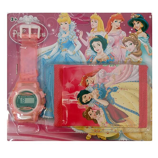 Reloj De Pulsera Infantil (Digital Chico) Con Billetera (Nena)