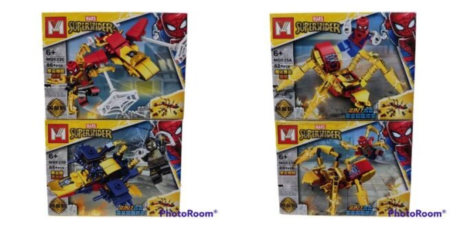 Ladrillos Chicos Mediano (Spiderman MG633D)