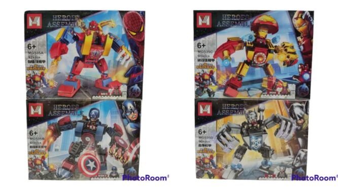 Ladrillos Chicos Mediano (Avengers MG535A)