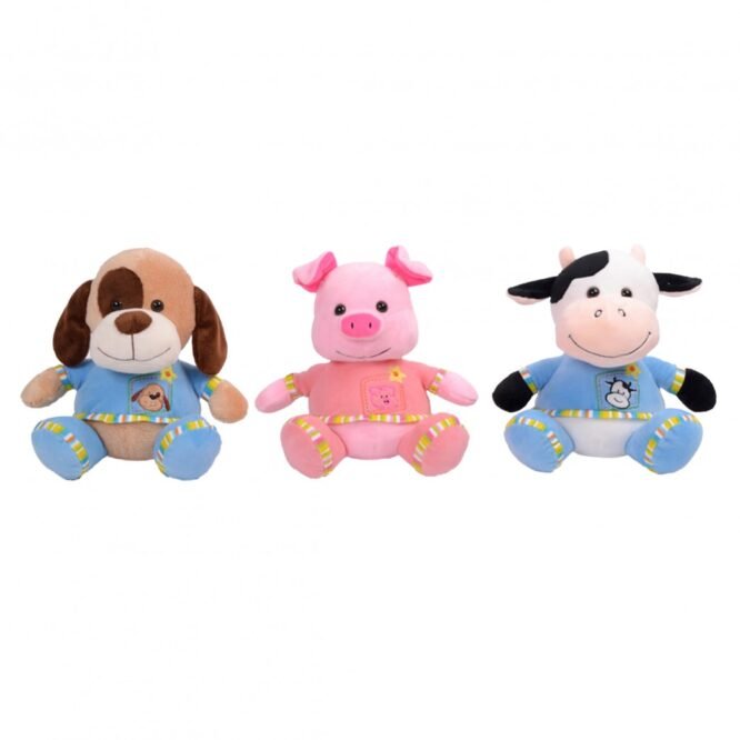 Peluche Animales 9" Con Remera