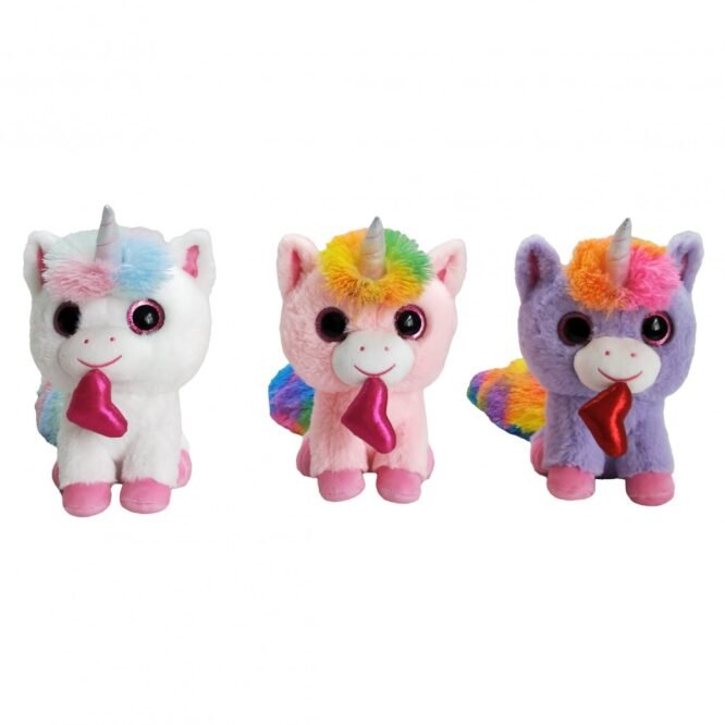 Peluche Unicornsions 9.5" Con Corazon