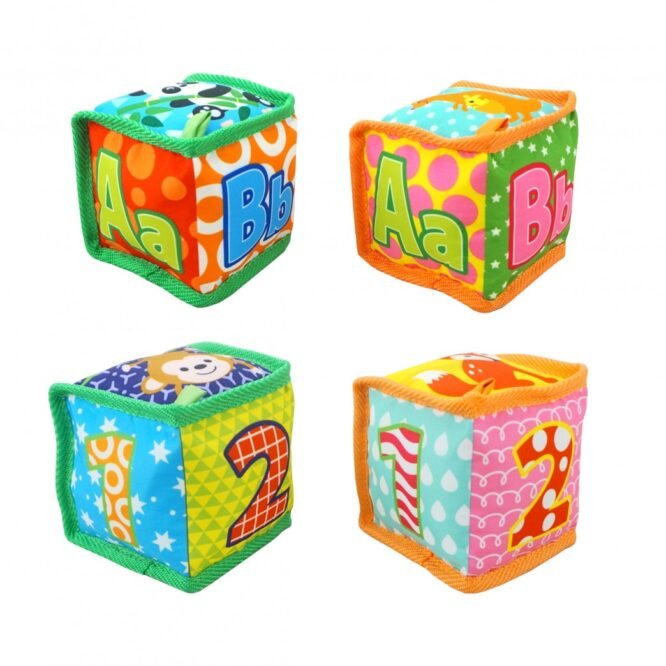 Peluche Sonajero (Cubo Con Letras)