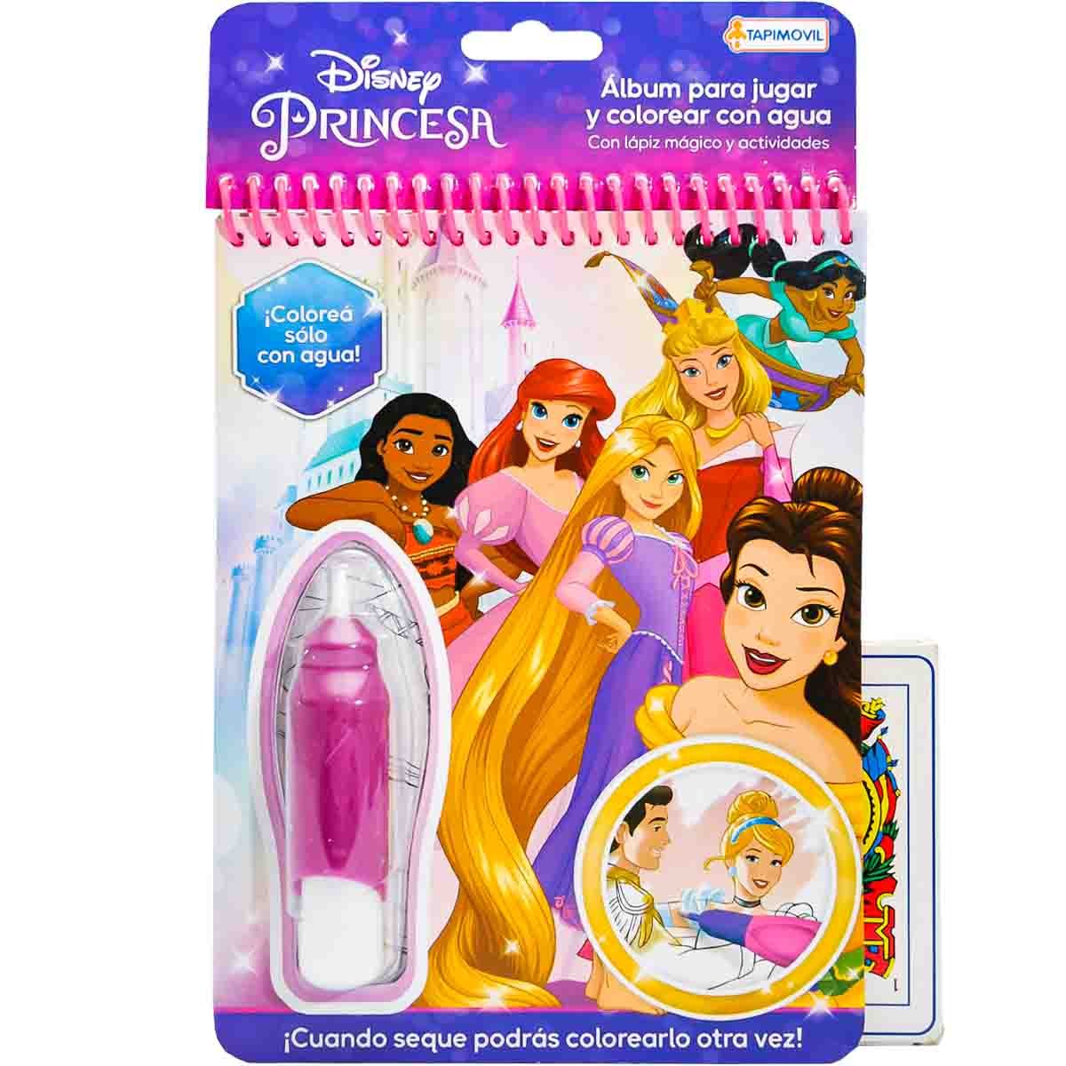 Libro Magico Con Boligrafo Que Se Activa Con Agua Licencia Princesa Disney En Blister
