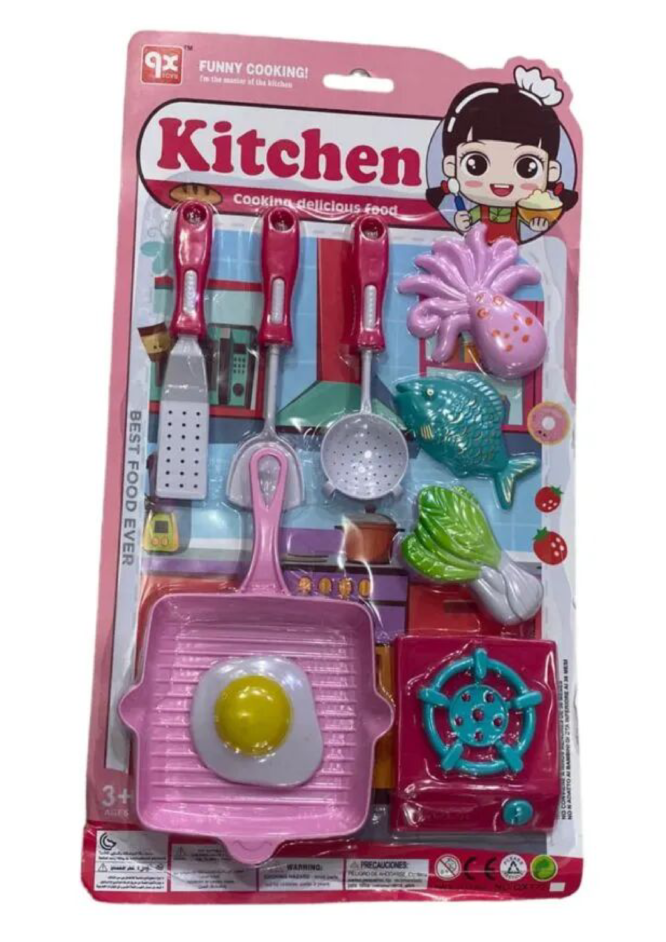 Set De Cocina En Blister Mediano