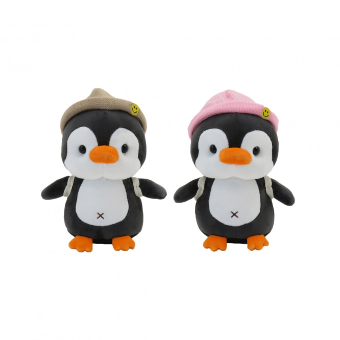 Peluche 8" (Pinguino Con Gorro)