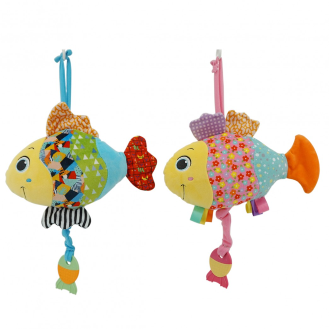 Peluche Cunero Musical Pez