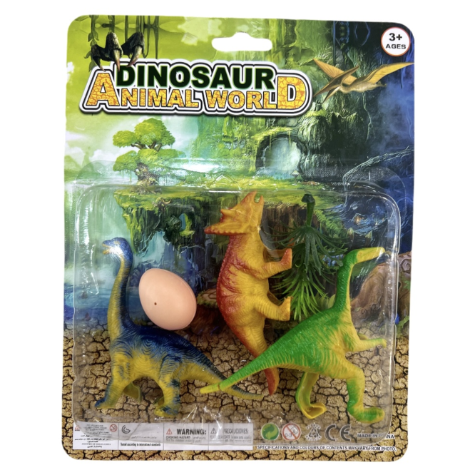 Animales En Blister Chicos X4 (Dinos)